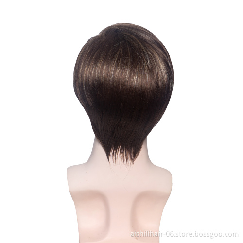 Ailishi  fashion wigs  synthetic wigs  wholesale wigs  for  men